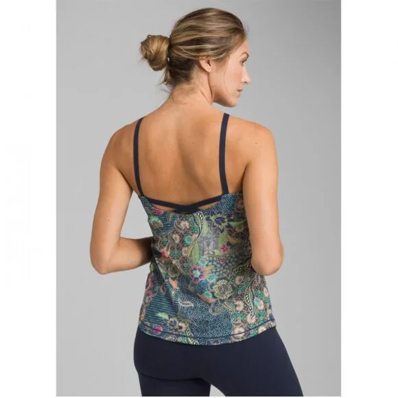 Prana Emsley Top Blue Anchor Kona Sm NWT W13180827 - Picture 2 of 3